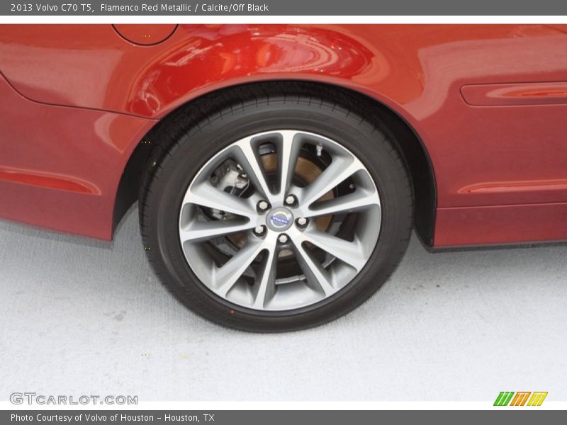 Flamenco Red Metallic / Calcite/Off Black 2013 Volvo C70 T5