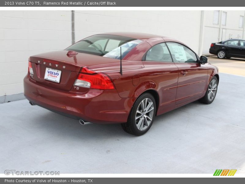 Flamenco Red Metallic / Calcite/Off Black 2013 Volvo C70 T5