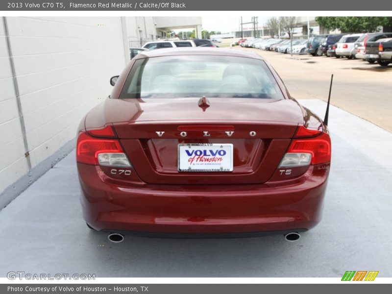 Flamenco Red Metallic / Calcite/Off Black 2013 Volvo C70 T5