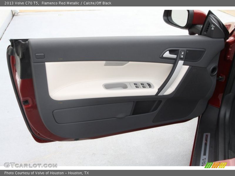 Flamenco Red Metallic / Calcite/Off Black 2013 Volvo C70 T5
