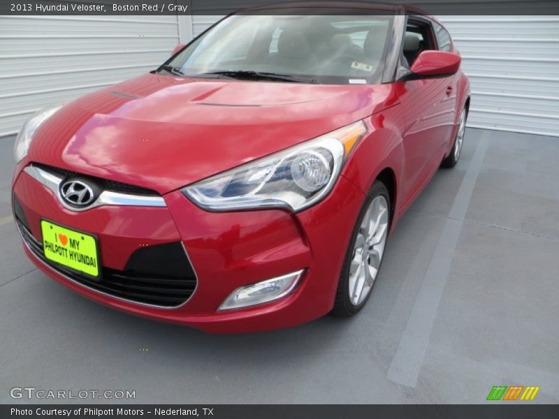 Boston Red / Gray 2013 Hyundai Veloster