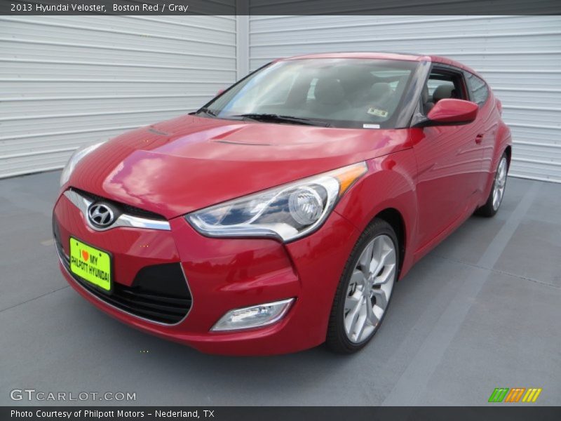 Boston Red / Gray 2013 Hyundai Veloster