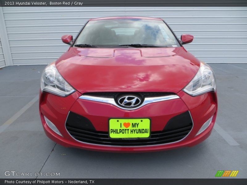 Boston Red / Gray 2013 Hyundai Veloster