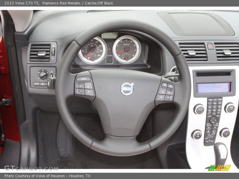 Flamenco Red Metallic / Calcite/Off Black 2013 Volvo C70 T5
