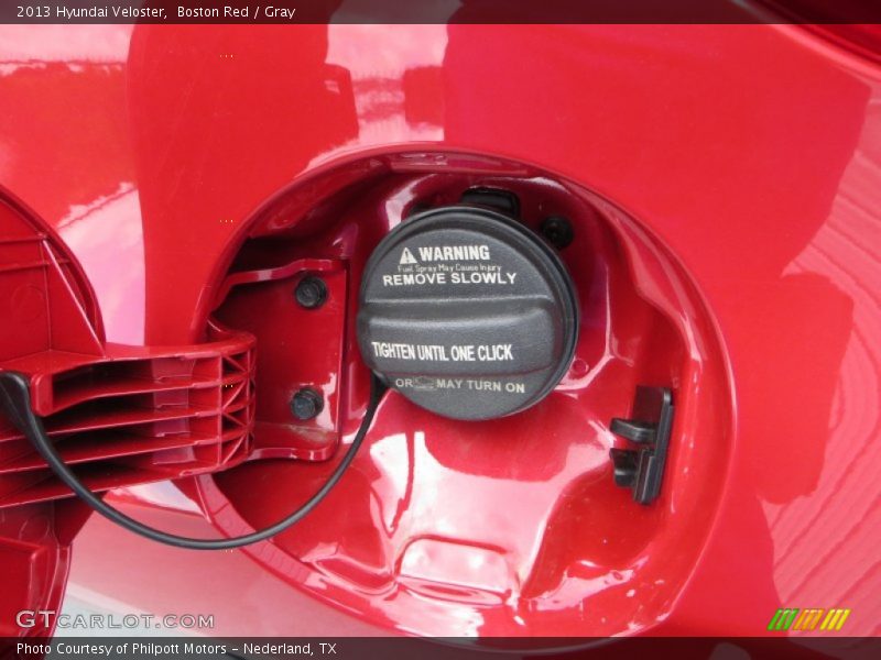 Boston Red / Gray 2013 Hyundai Veloster