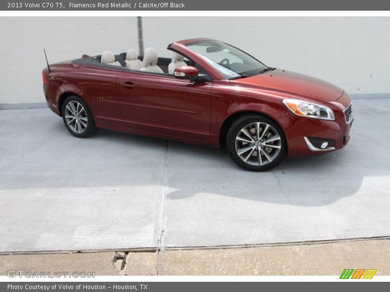 Flamenco Red Metallic / Calcite/Off Black 2013 Volvo C70 T5