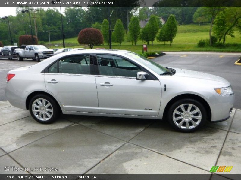 Ingot Silver Metallic / Dark Charcoal 2012 Lincoln MKZ Hybrid