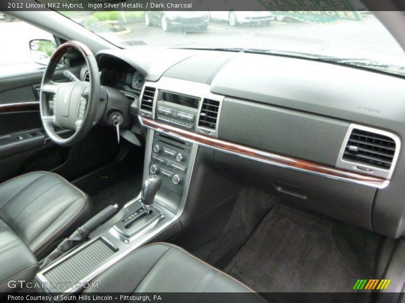 Ingot Silver Metallic / Dark Charcoal 2012 Lincoln MKZ Hybrid