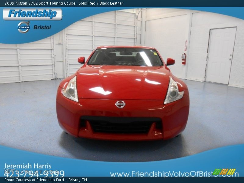 Solid Red / Black Leather 2009 Nissan 370Z Sport Touring Coupe
