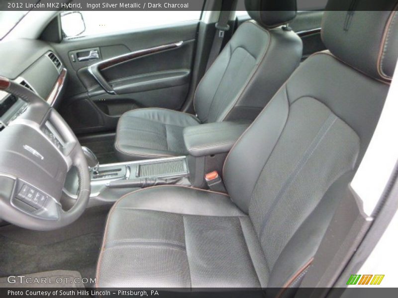 Ingot Silver Metallic / Dark Charcoal 2012 Lincoln MKZ Hybrid