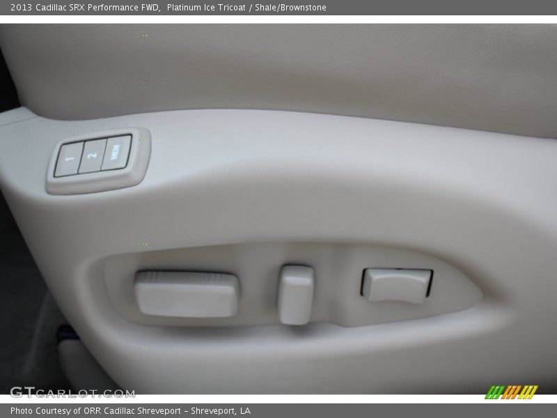 Platinum Ice Tricoat / Shale/Brownstone 2013 Cadillac SRX Performance FWD