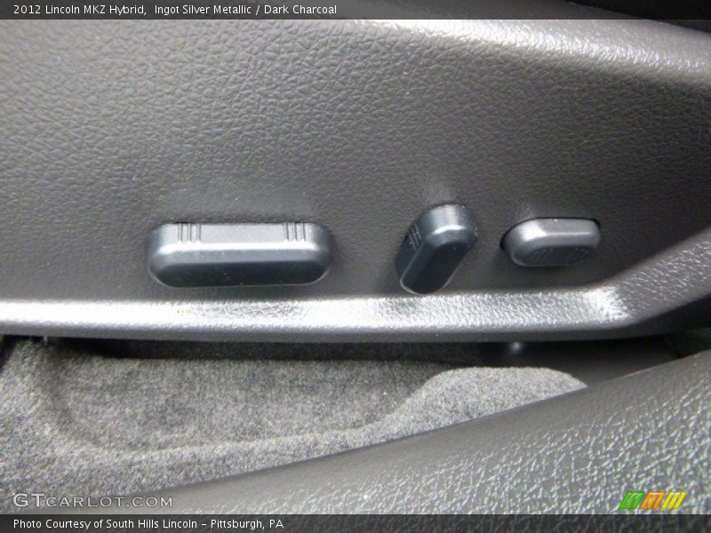 Ingot Silver Metallic / Dark Charcoal 2012 Lincoln MKZ Hybrid