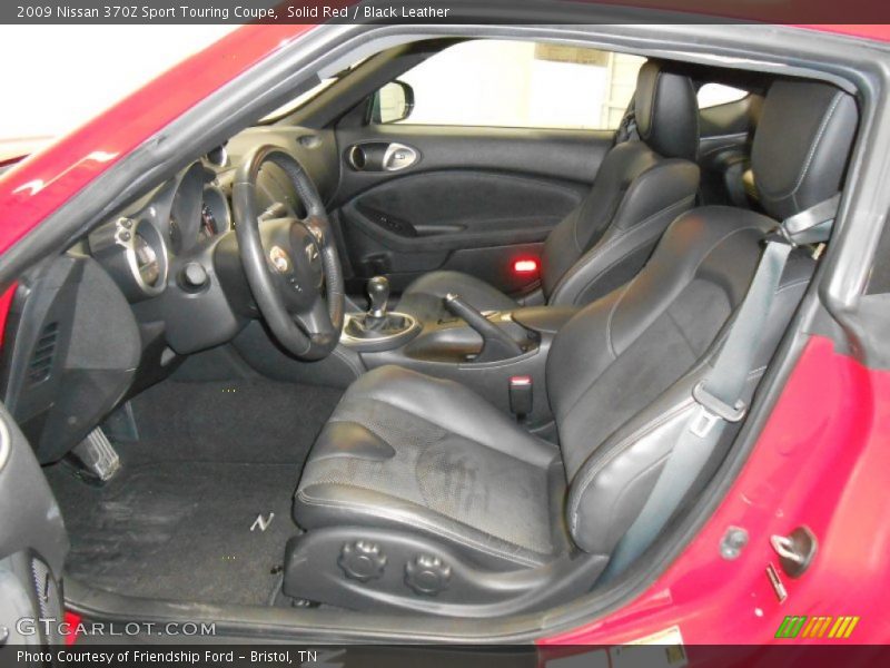  2009 370Z Sport Touring Coupe Black Leather Interior