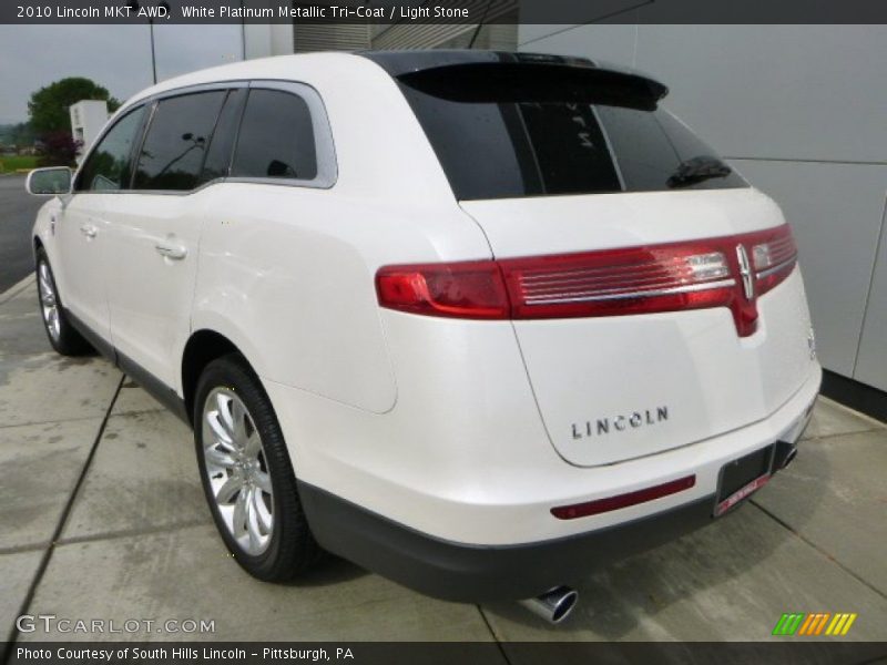 White Platinum Metallic Tri-Coat / Light Stone 2010 Lincoln MKT AWD