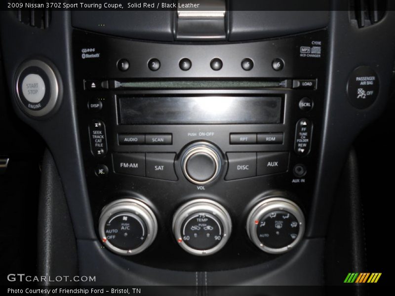 Controls of 2009 370Z Sport Touring Coupe