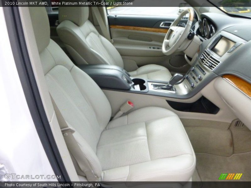 White Platinum Metallic Tri-Coat / Light Stone 2010 Lincoln MKT AWD