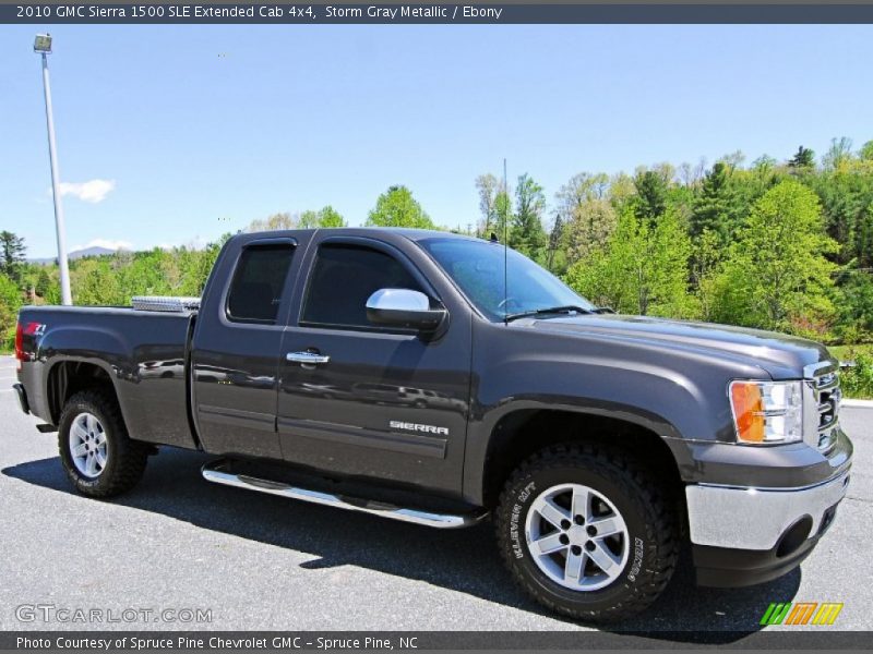  2010 Sierra 1500 SLE Extended Cab 4x4 Storm Gray Metallic