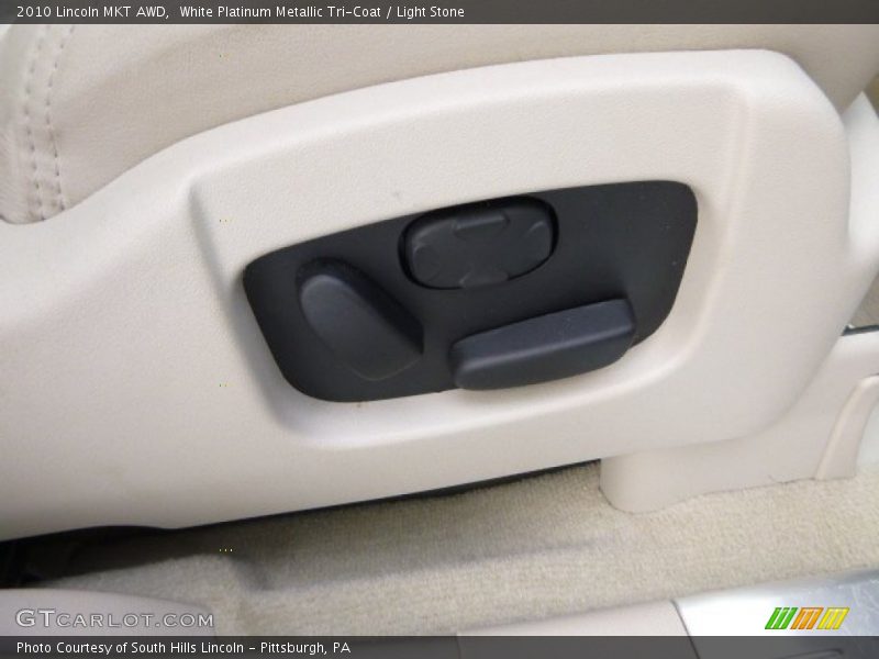 White Platinum Metallic Tri-Coat / Light Stone 2010 Lincoln MKT AWD