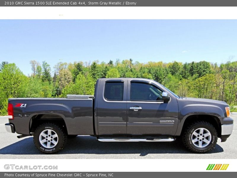  2010 Sierra 1500 SLE Extended Cab 4x4 Storm Gray Metallic