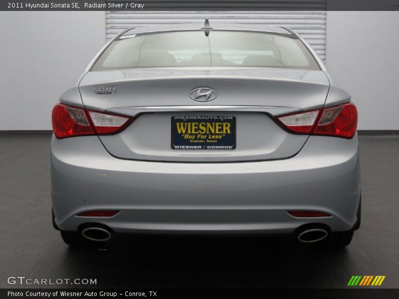 Radiant Silver / Gray 2011 Hyundai Sonata SE