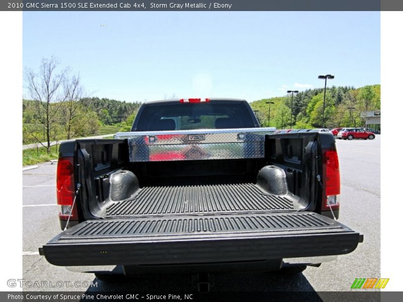 Storm Gray Metallic / Ebony 2010 GMC Sierra 1500 SLE Extended Cab 4x4