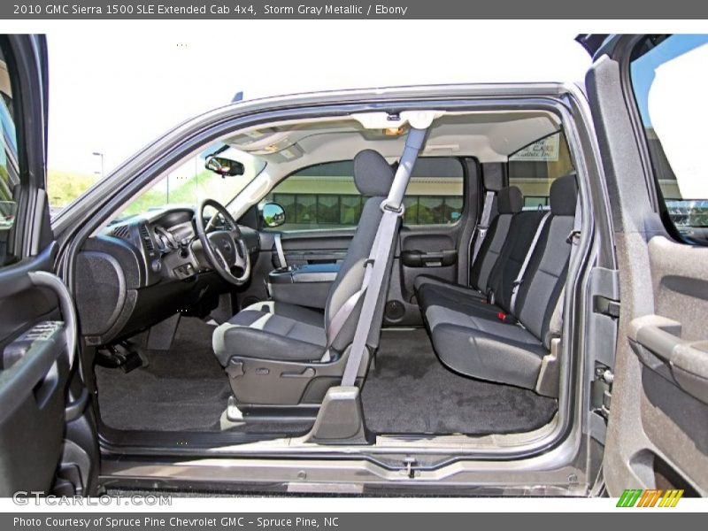  2010 Sierra 1500 SLE Extended Cab 4x4 Ebony Interior