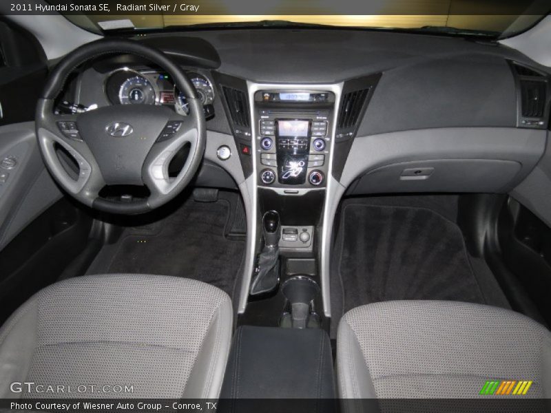 Radiant Silver / Gray 2011 Hyundai Sonata SE