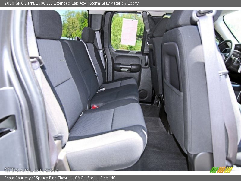 Storm Gray Metallic / Ebony 2010 GMC Sierra 1500 SLE Extended Cab 4x4