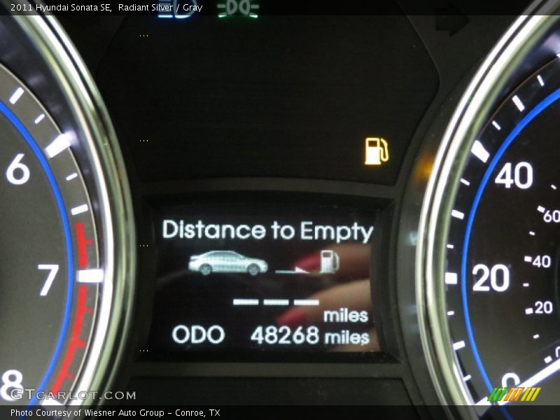 Radiant Silver / Gray 2011 Hyundai Sonata SE