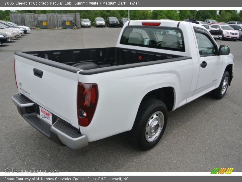 Summit White / Medium Dark Pewter 2005 Chevrolet Colorado Regular Cab