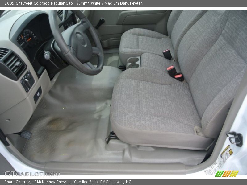 Summit White / Medium Dark Pewter 2005 Chevrolet Colorado Regular Cab