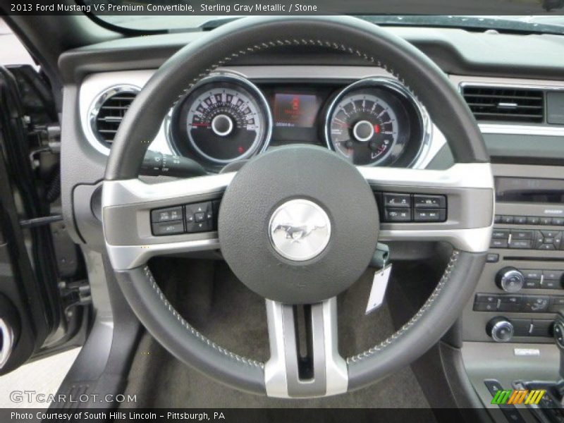  2013 Mustang V6 Premium Convertible Steering Wheel