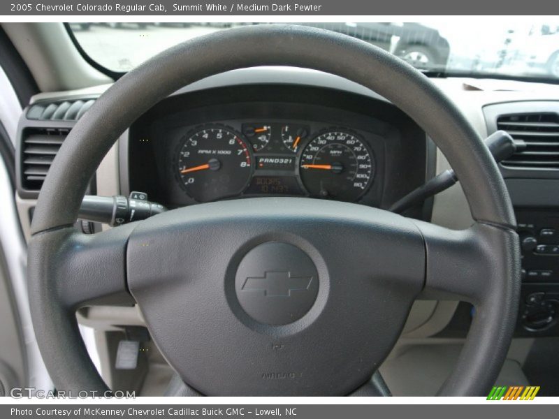 Summit White / Medium Dark Pewter 2005 Chevrolet Colorado Regular Cab