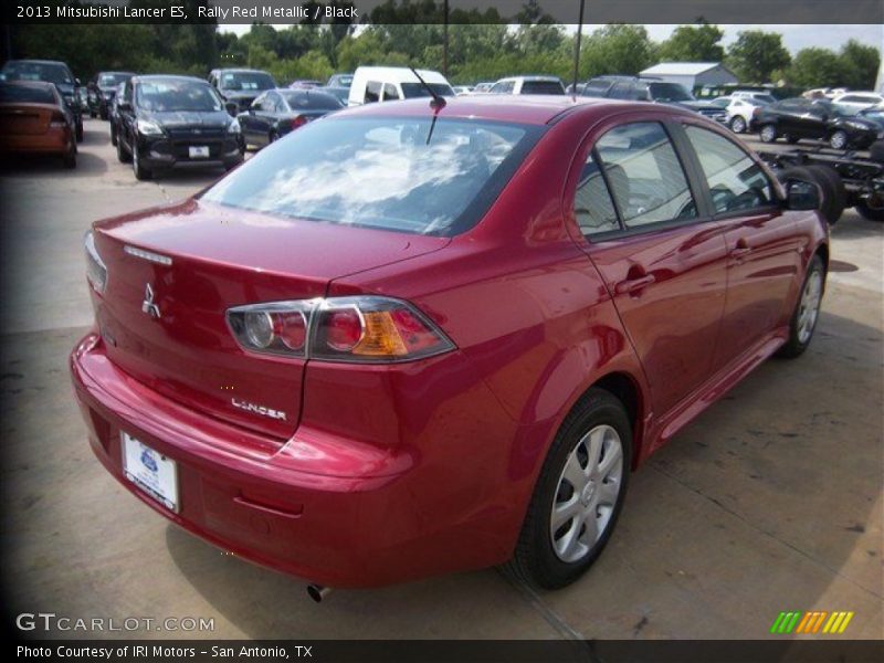 Rally Red Metallic / Black 2013 Mitsubishi Lancer ES