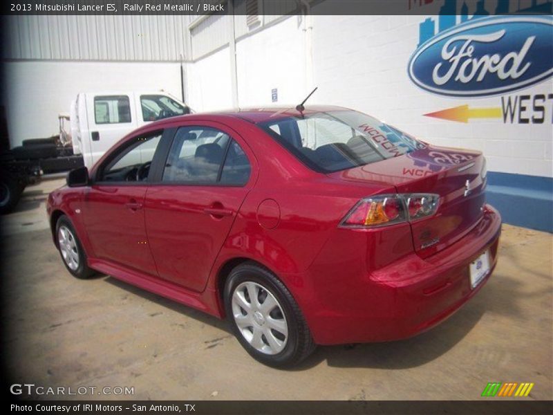 Rally Red Metallic / Black 2013 Mitsubishi Lancer ES