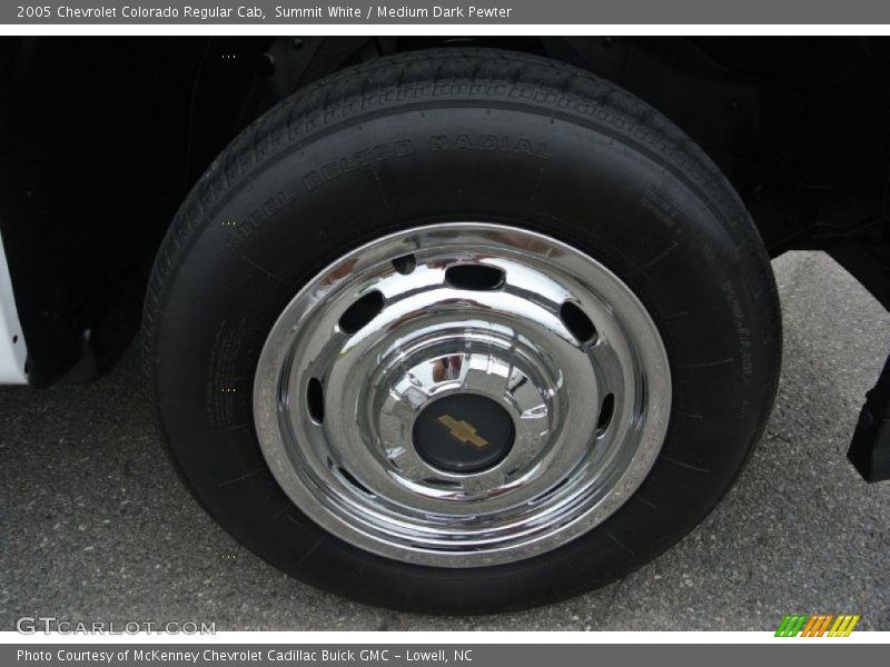 Summit White / Medium Dark Pewter 2005 Chevrolet Colorado Regular Cab