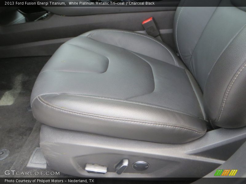 Front Seat of 2013 Fusion Energi Titanium