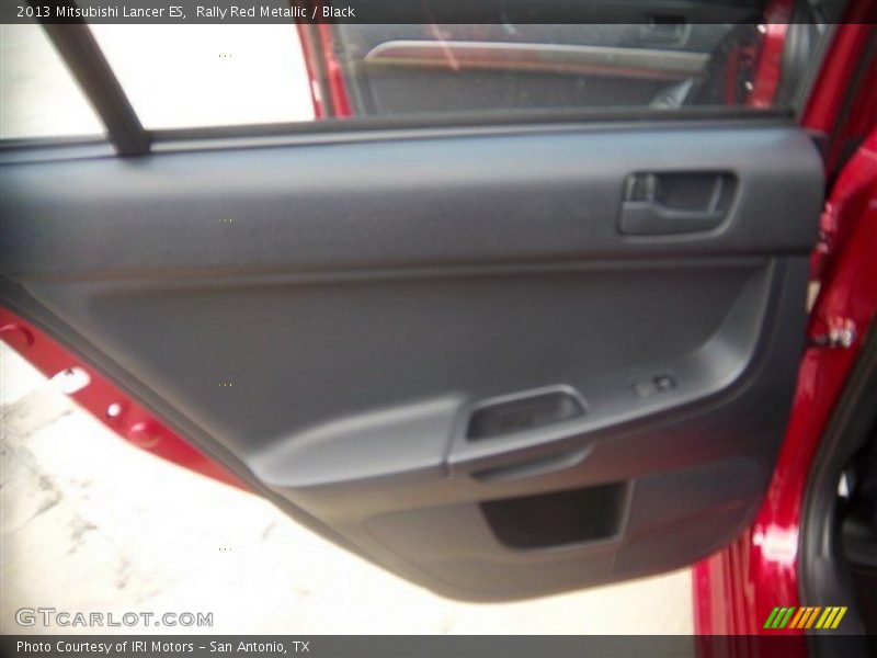 Rally Red Metallic / Black 2013 Mitsubishi Lancer ES
