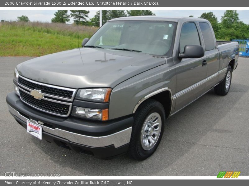 Graystone Metallic / Dark Charcoal 2006 Chevrolet Silverado 1500 LS Extended Cab