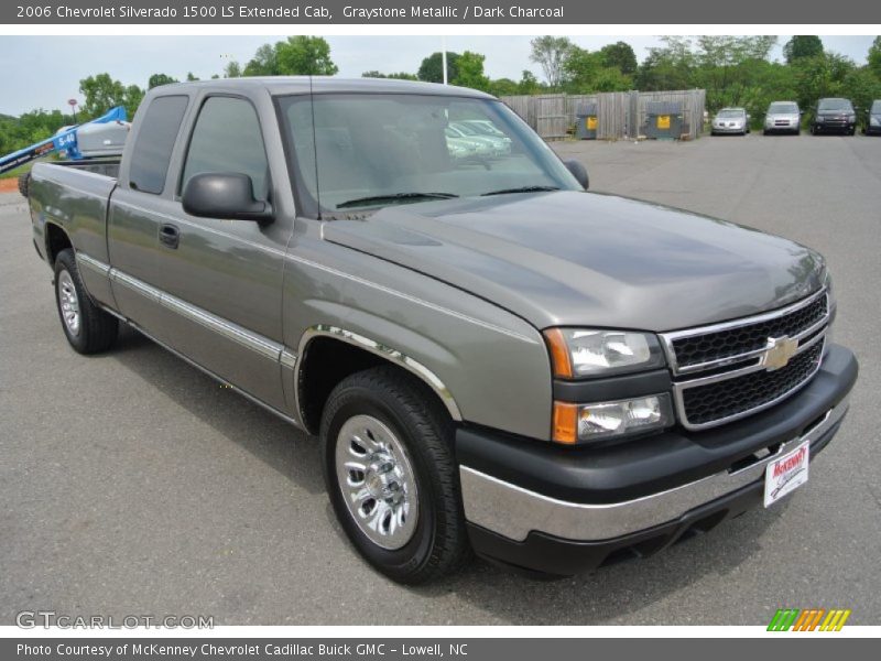 Graystone Metallic / Dark Charcoal 2006 Chevrolet Silverado 1500 LS Extended Cab