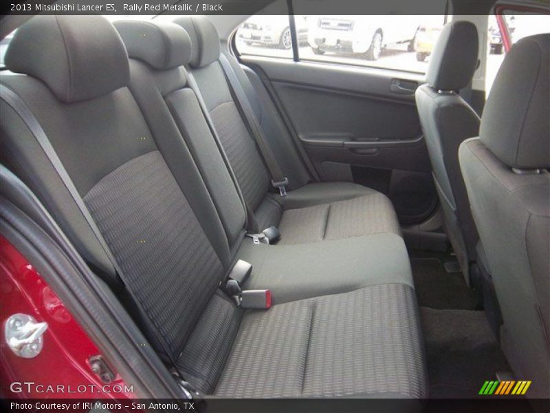 Rear Seat of 2013 Lancer ES