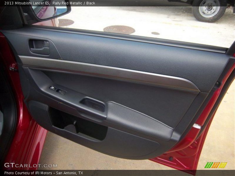 Rally Red Metallic / Black 2013 Mitsubishi Lancer ES