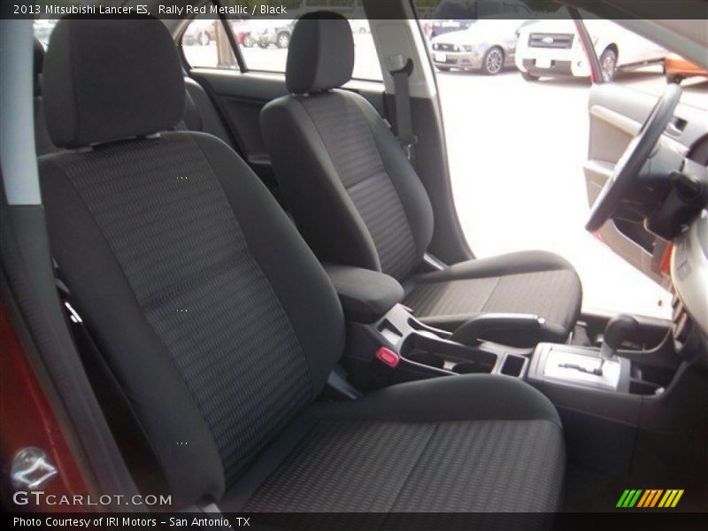Rally Red Metallic / Black 2013 Mitsubishi Lancer ES