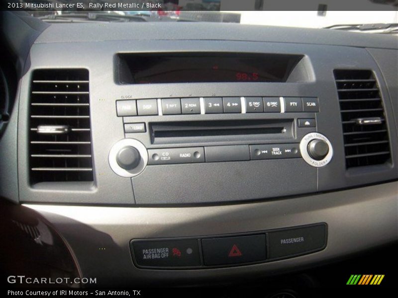 Rally Red Metallic / Black 2013 Mitsubishi Lancer ES