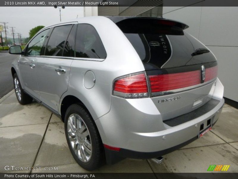 Ingot Silver Metallic / Medium Light Stone 2010 Lincoln MKX AWD