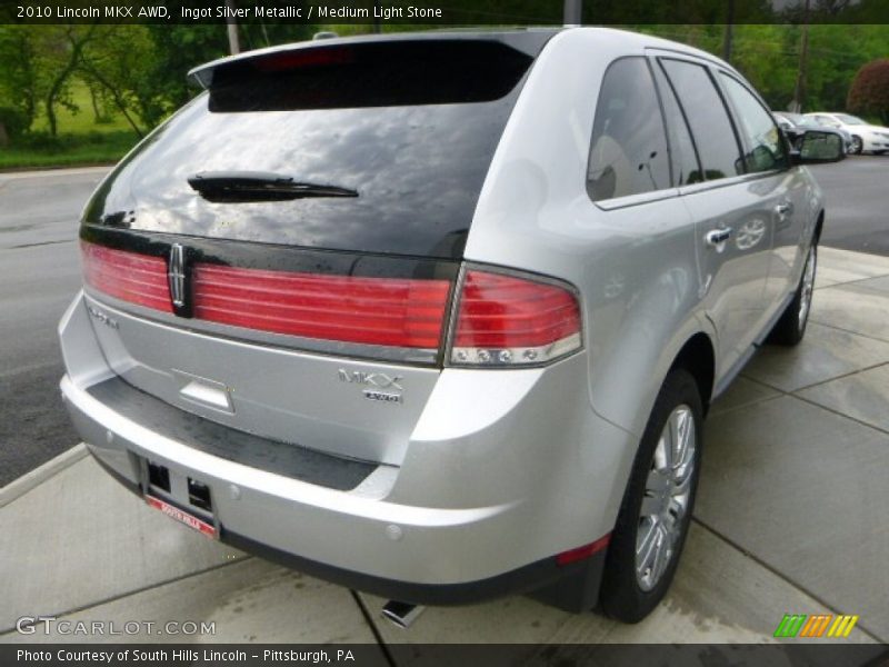 Ingot Silver Metallic / Medium Light Stone 2010 Lincoln MKX AWD