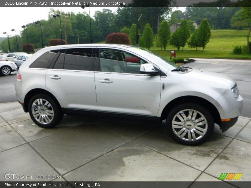 Ingot Silver Metallic / Medium Light Stone 2010 Lincoln MKX AWD