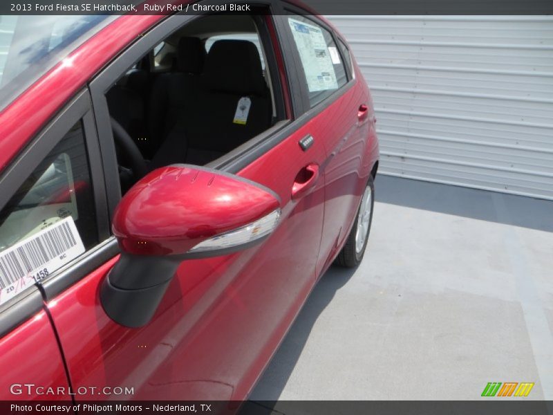 Ruby Red / Charcoal Black 2013 Ford Fiesta SE Hatchback