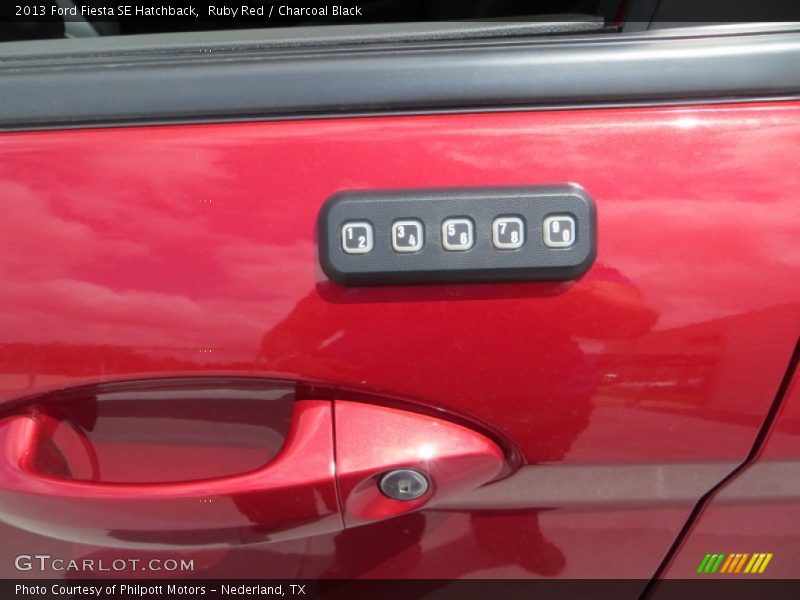Ruby Red / Charcoal Black 2013 Ford Fiesta SE Hatchback