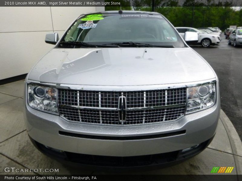 Ingot Silver Metallic / Medium Light Stone 2010 Lincoln MKX AWD